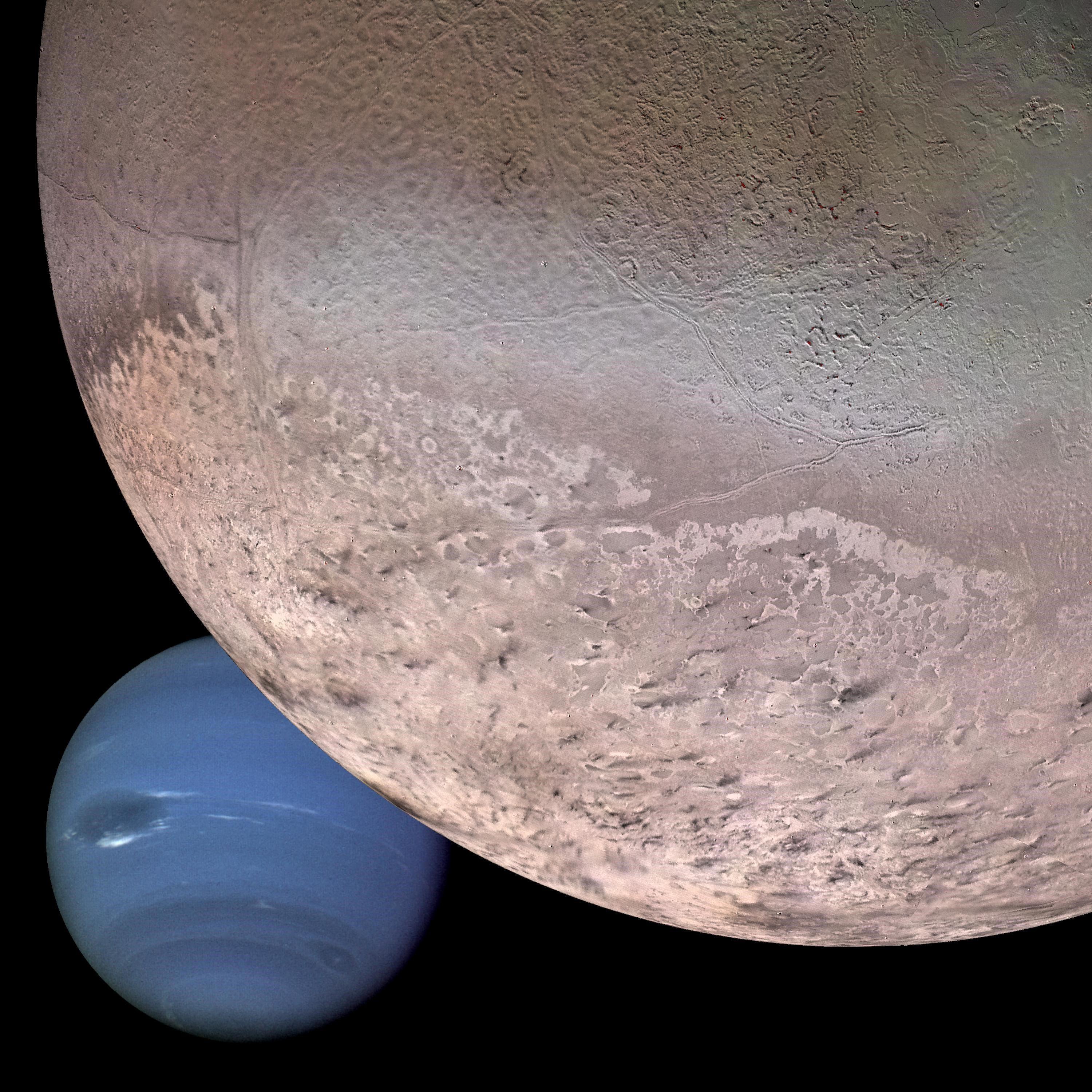 NASA montage shows Neptune a similar size to newly discovered Planet X